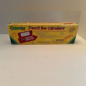 Crayola Box Calculator -  8 Digit LCD Display